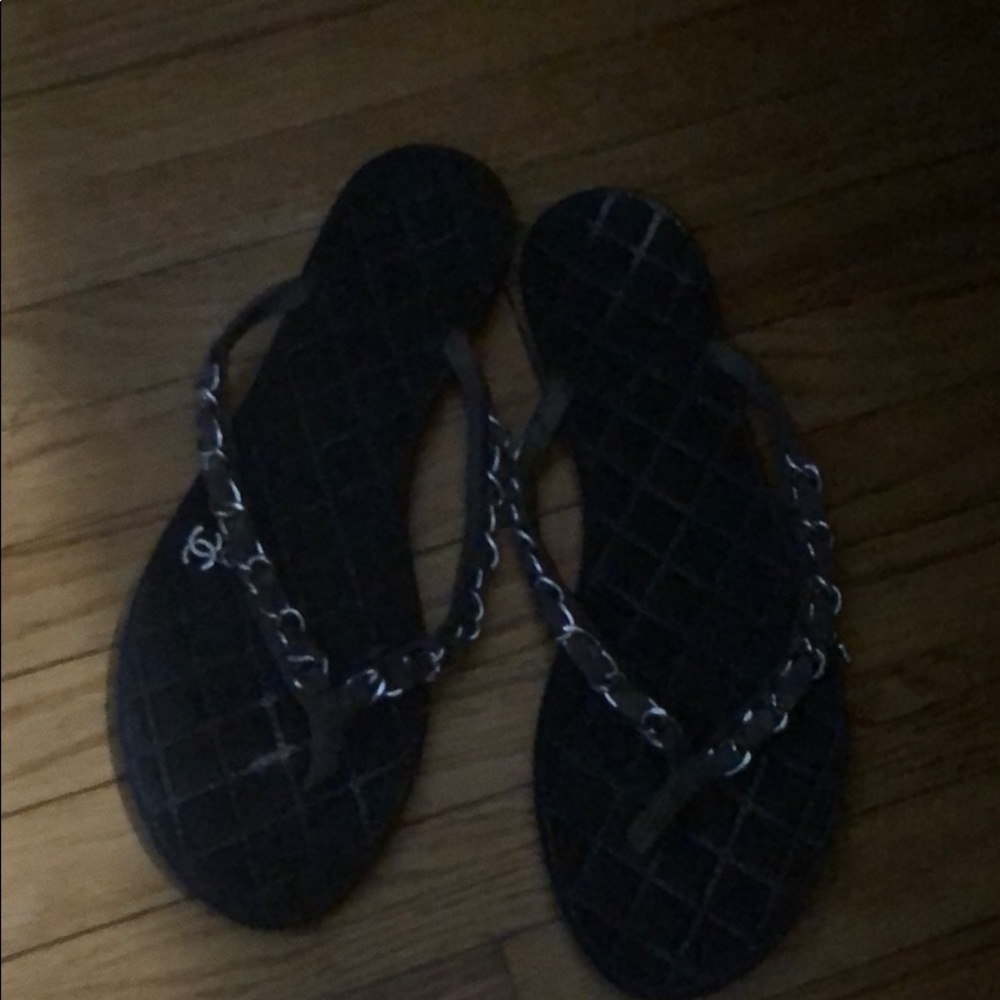 Chanel chain sandals